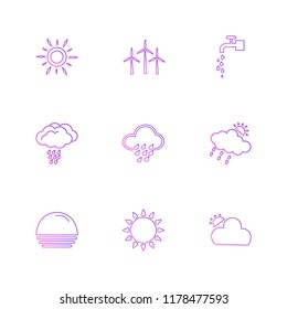 9 Web Icon set