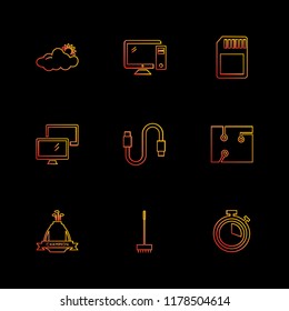 9 Web Icon set