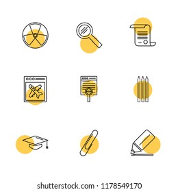 9 Web Icon set