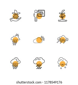 9 Web Icon set