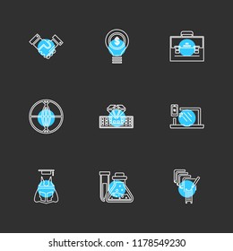 9 Web Icon set