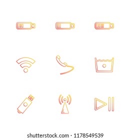 9 Web Icon set
