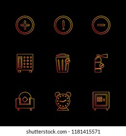 9 Web Icon set