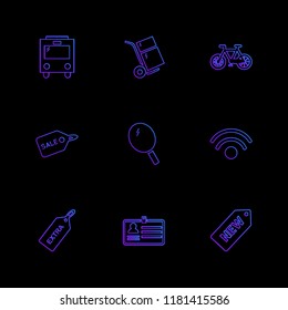 9 Web Icon set