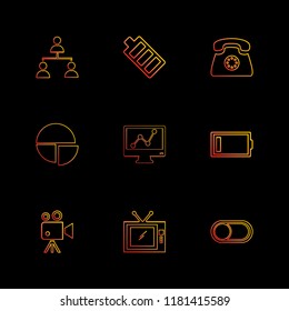 9 Web Icon set