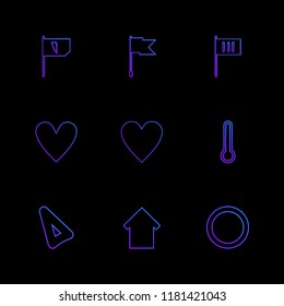 9 Web Icon set