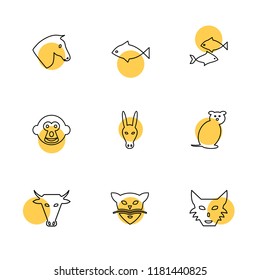 9 Web Icon set