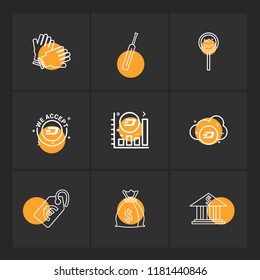 9 Web Icon set