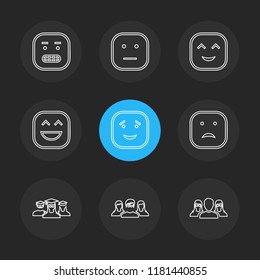 9 Web Icon set