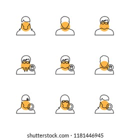 9 Web Icon set