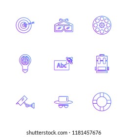 9 Web Icon set