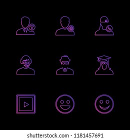 9 Web Icon set