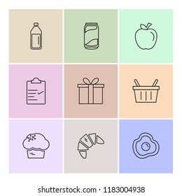 9 Web Icon set