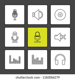 9 Web Icon set