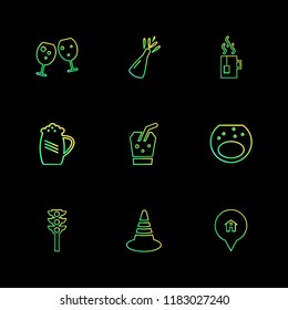 9 Web Icon set