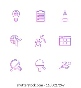 9 Web Icon set