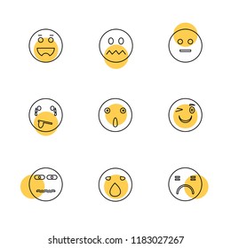 9 Web Icon set