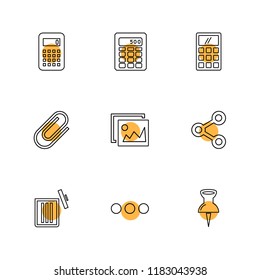 9 Web Icon set