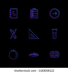 9 Web Icon set