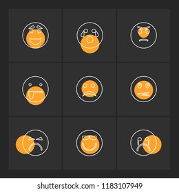 9 Web Icon set