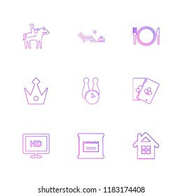 9 Web Icon set