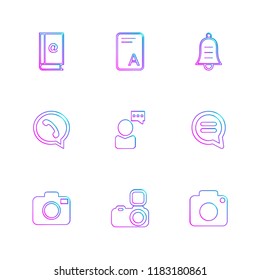 9 Web Icon set