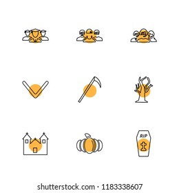 9 Web Icon set
