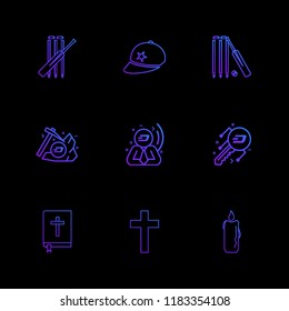 9 Web Icon set