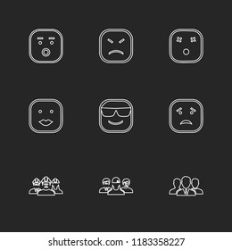 9 Web Icon set