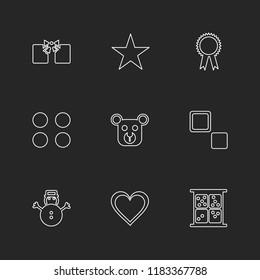 9 Web Icon set