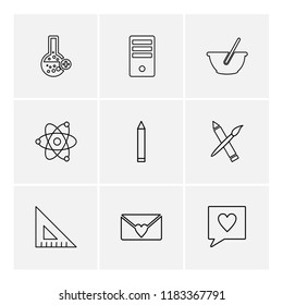 9 Web Icon set
