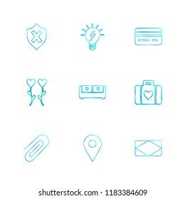 9 Web Icon set