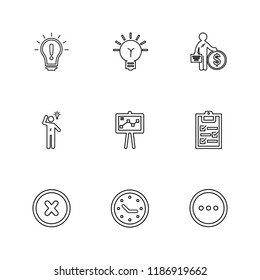 9 Web Icon set