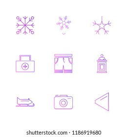 9 Web Icon set