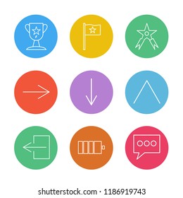 9 Web Icon set