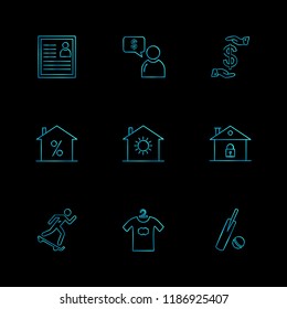 9 Web Icon set