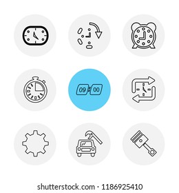 9 Web Icon set