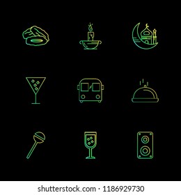 9 Web Icon set
