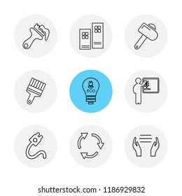 9 Web Icon set