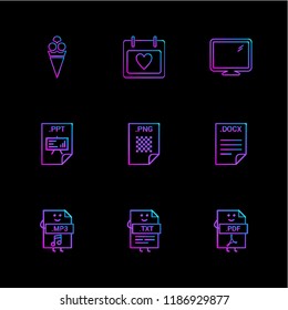 9 Web Icon set