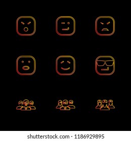 9 Web Icon set
