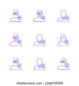 9 Web Icon set