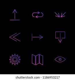 9 Web Icon set