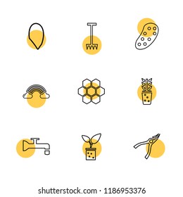 9 Web Icon set