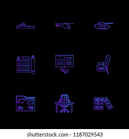 9 Web Icon set