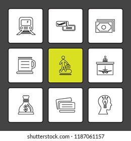 9 Web Icon set
