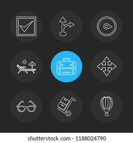 9 Web Icon set
