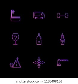 9 Web Icon set