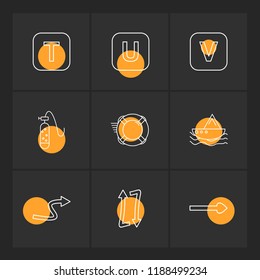 9 Web Icon set