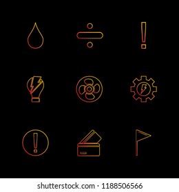 9 Web Icon set
